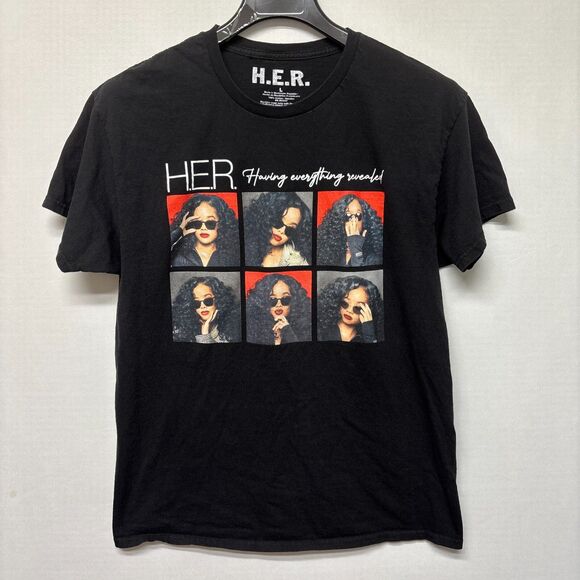 H.E.R. Having Everything Revealed Concert T-Shirt Tee Size Large M296 -11 - Picture 6 of 13